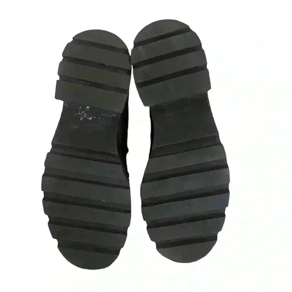 Zara Suede and Leather Moto Boots - Picture 6 of 7